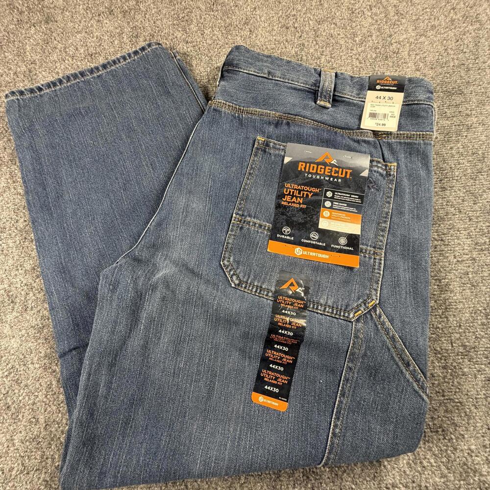 Ridgecut Tough Utility Men's Jeans 44x30 #1316‎